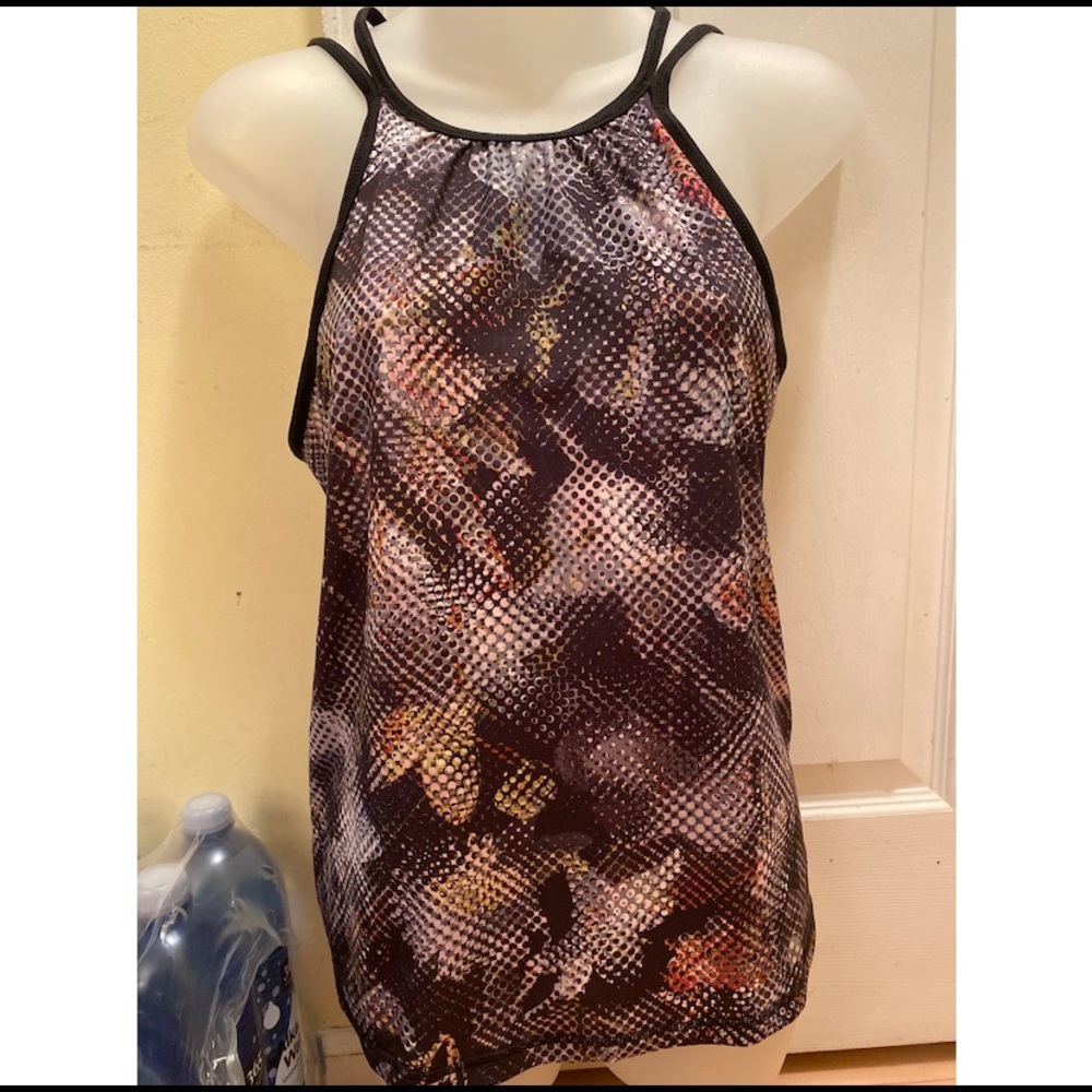 PRANA ATHLETIC TANK MULTICOLOR GEOMETRIC XS NWT